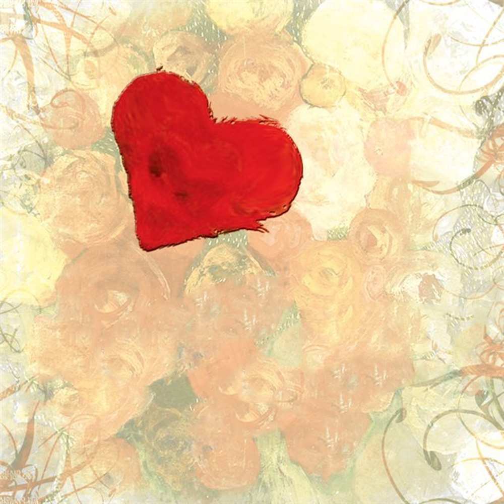 Открытка на каждый день с именем, Цветочек Я тебя люблю красный Прикольная открытка с пожеланием онлайн скачать бесплатно 