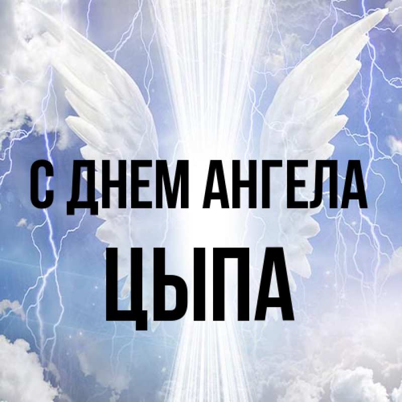 Картинка С днем ангела, Цыпа