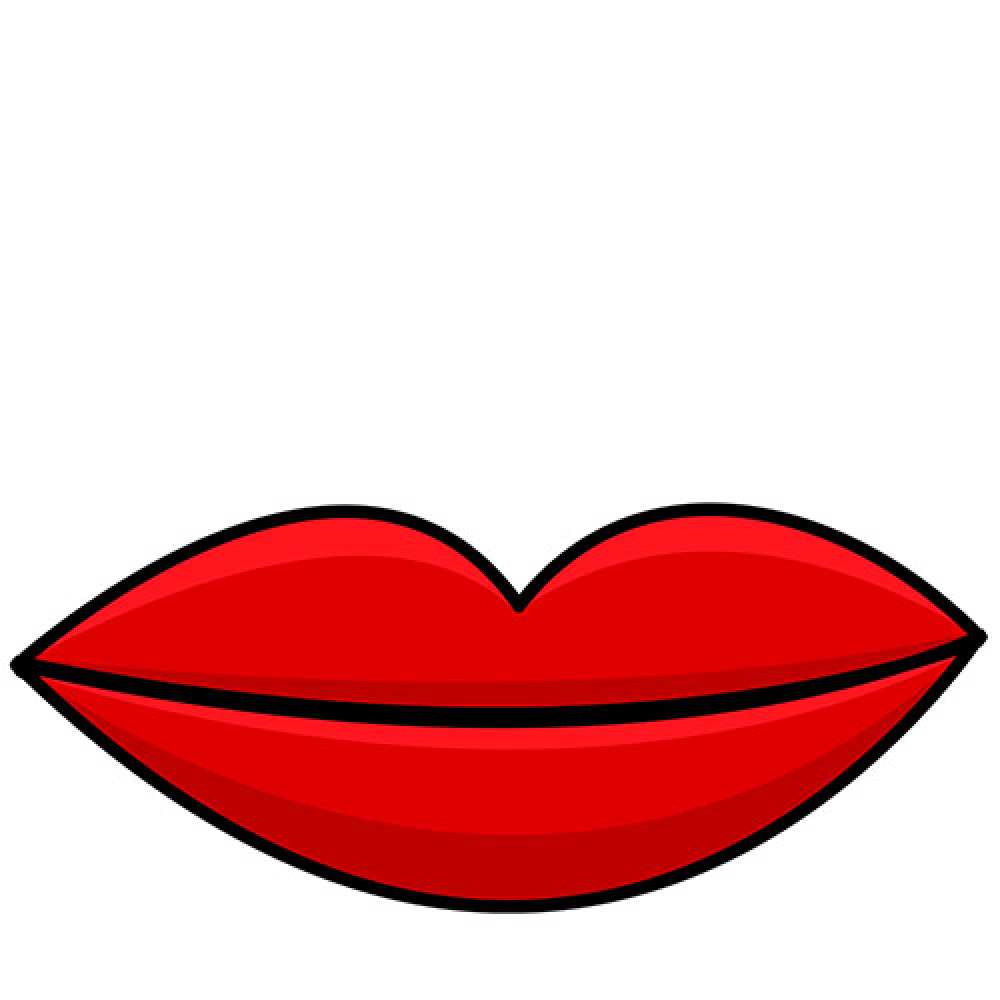 Открытка на каждый день с именем, Мадина Целую тебя губы векторные Прикольная открытка с пожеланием онлайн скачать бесплатно 