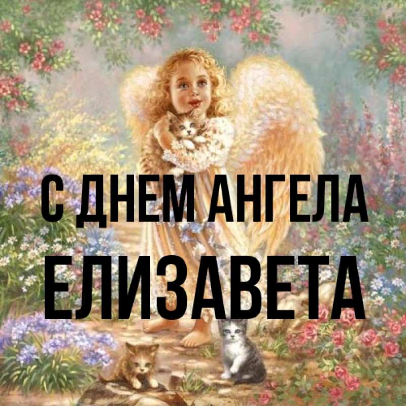 Картинка С днем ангела, Елизавета