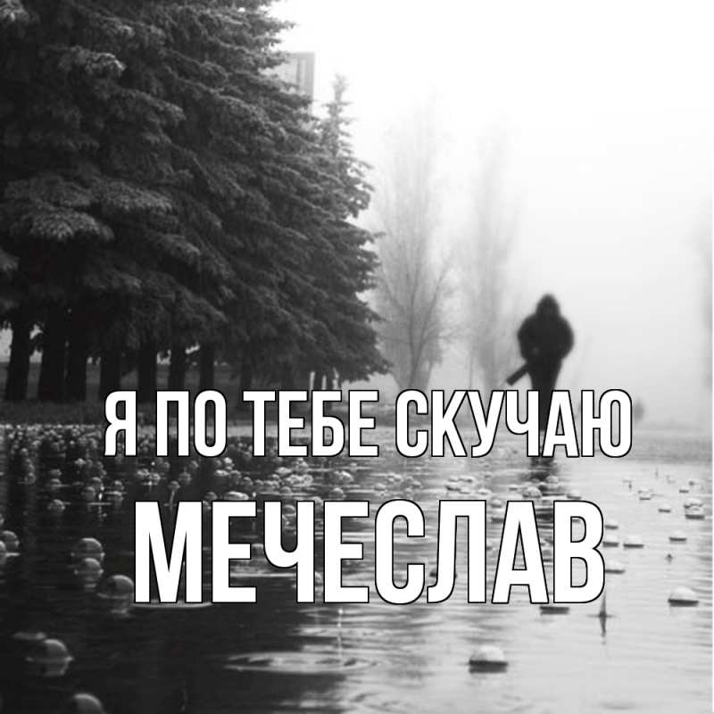 Картинка Я по тебе скучаю, Мечеслав