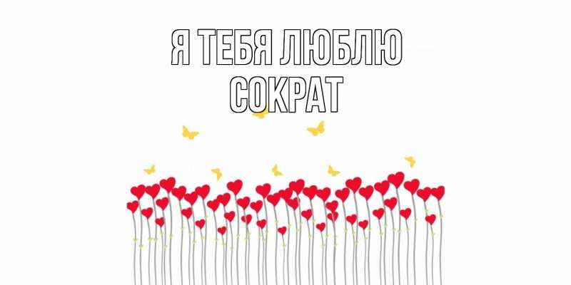 Картинка Я тебя люблю, Сократ