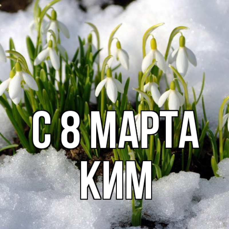 Картинка C 8 МАРТА, Ким