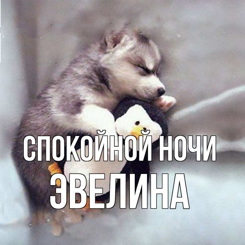 Картинка Спокойной ночи, Эвелина