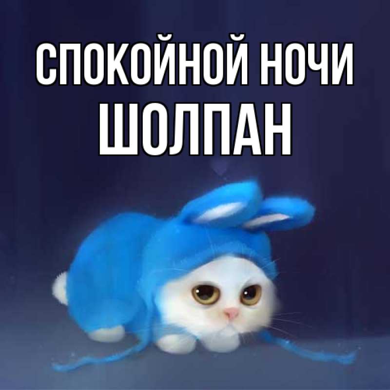 Картинка Спокойной ночи, Шолпан