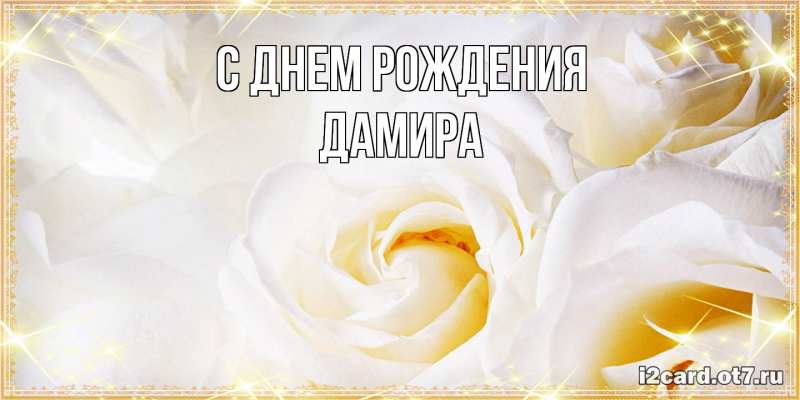 Картинка С днем рождения, Дамира
