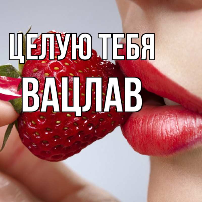 Картинка Целую тебя, Вацлав