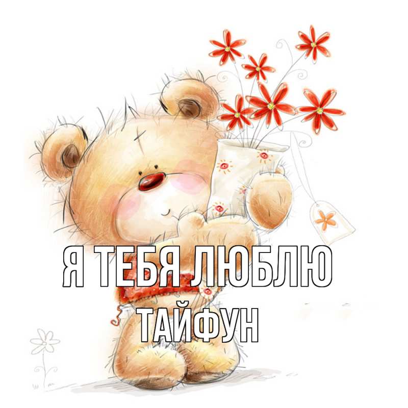 Картинка Я тебя люблю, Тайфун