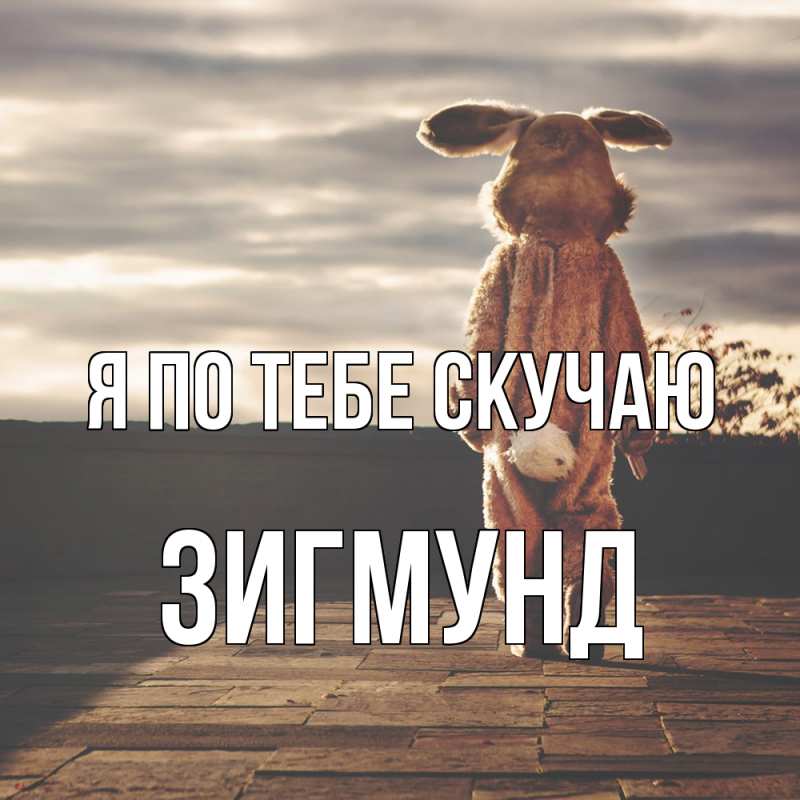 Картинка Я по тебе скучаю, Зигмунд