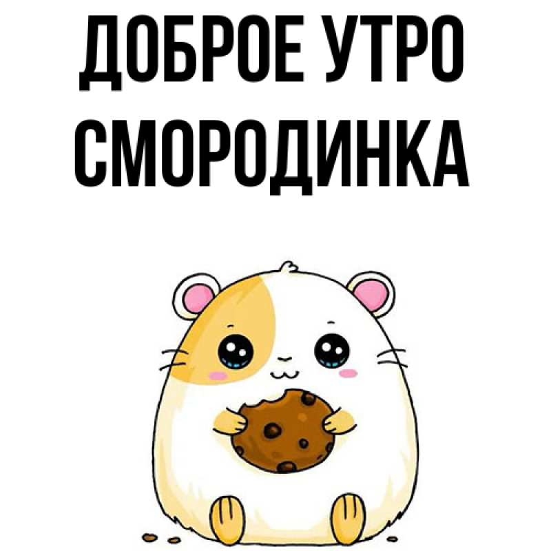 Картинка Доброе утро, смородинка