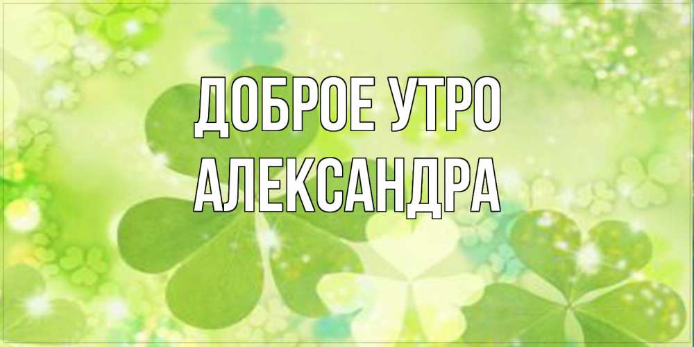 Открытка на каждый день с именем, Александра Доброе утро открытка с листьями летними зелеными Прикольная открытка с пожеланием онлайн скачать бесплатно 