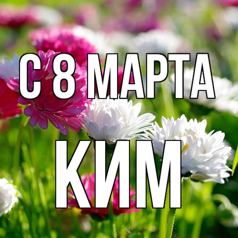 Картинка C 8 МАРТА, Ким