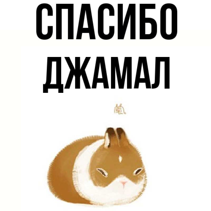 Картинка Спасибо, Джамал