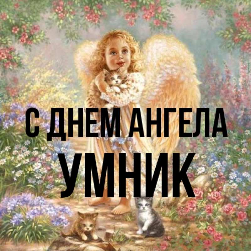 Картинка С днем ангела, Умник