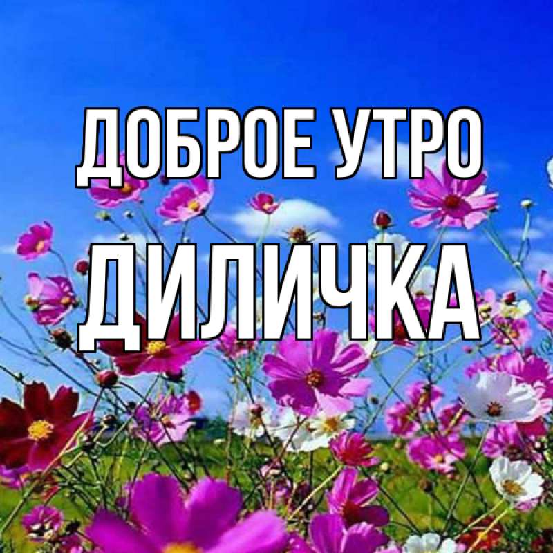 Картинка Доброе утро, Диличка