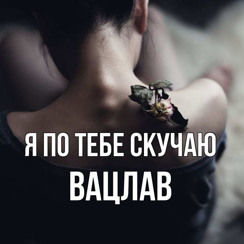 Картинка Я по тебе скучаю, Вацлав