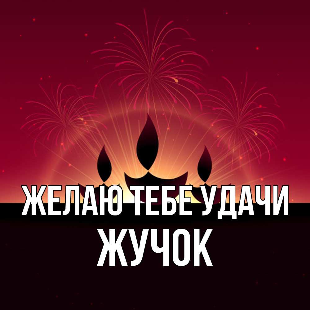 Открытка на каждый день с именем, жучок Желаю тебе удачи праздник Прикольная открытка с пожеланием онлайн скачать бесплатно 