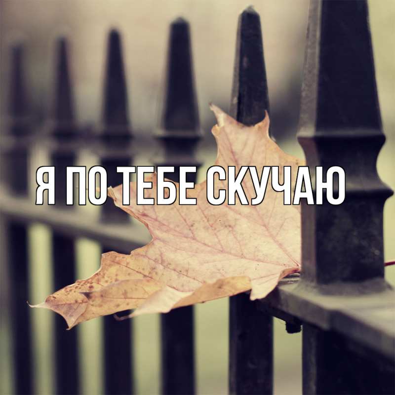 Картинка Я по тебе скучаю, 