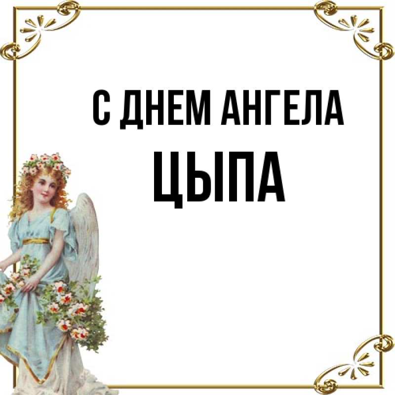 Картинка С днем ангела, Цыпа