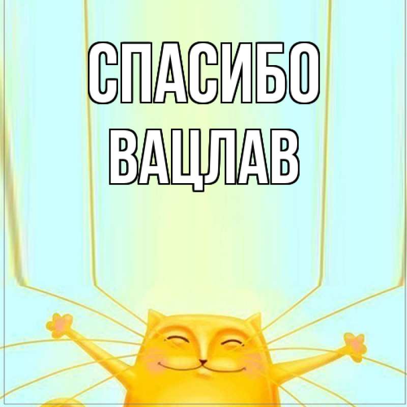 Картинка Спасибо, Вацлав