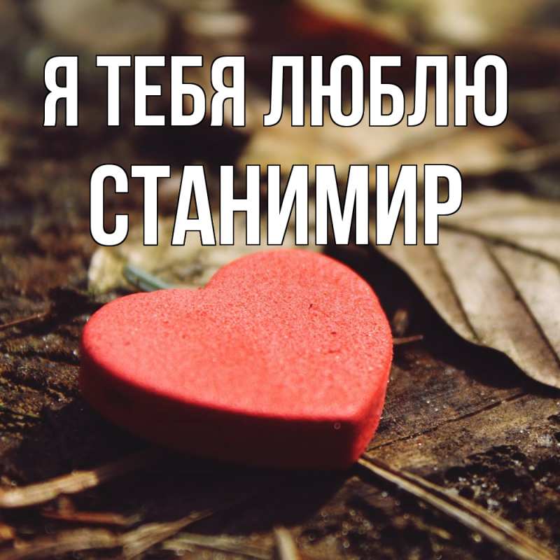 Картинка Я тебя люблю, Станимир