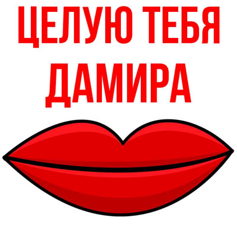 Картинка Целую тебя, Дамира
