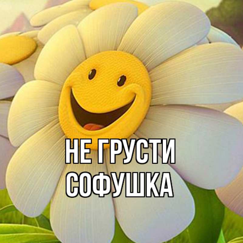 Картинка Не грусти, Софушка