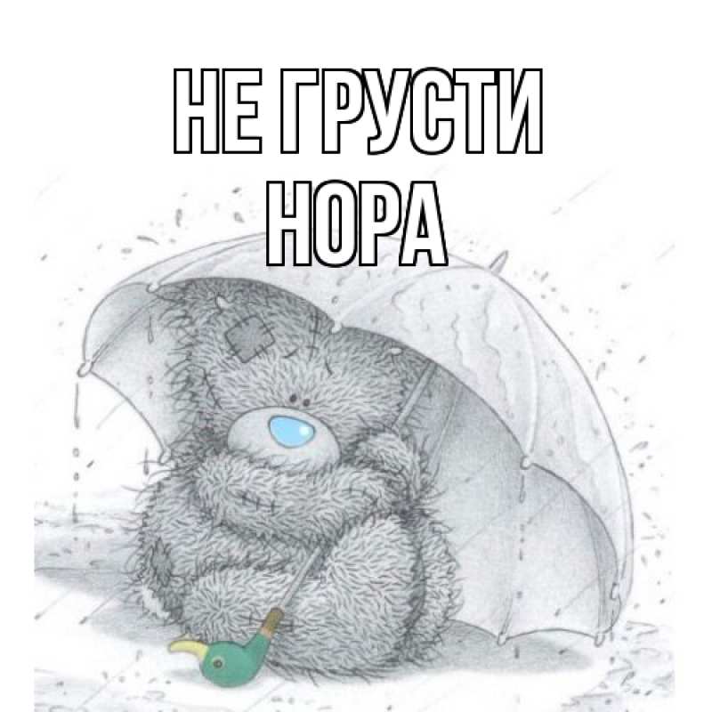 Картинка Не грусти, Нора