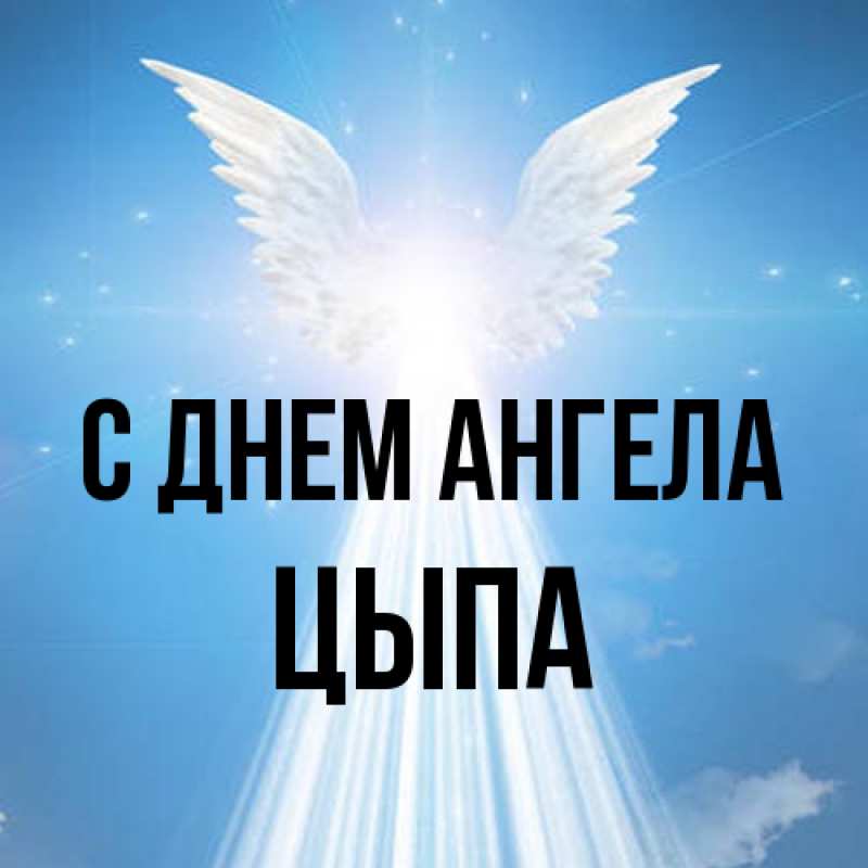 Картинка С днем ангела, Цыпа