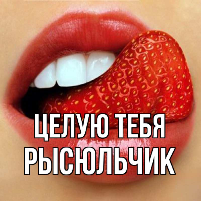 Картинка Целую тебя, Рысюльчик