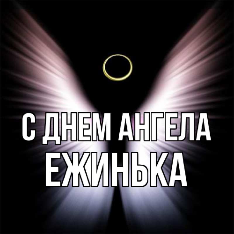 Картинка С днем ангела, ежинька