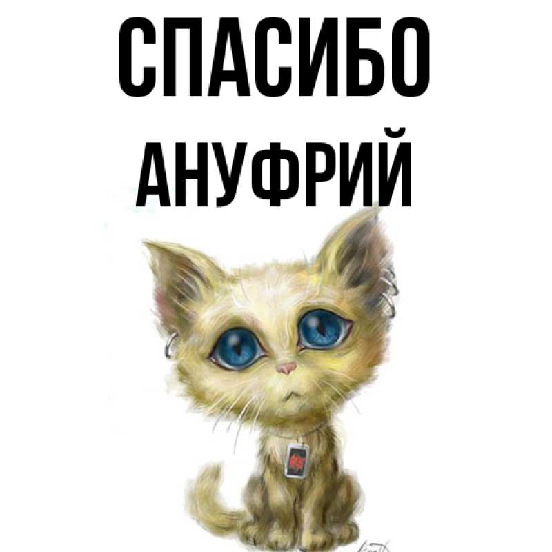 Картинка Спасибо, Ануфрий