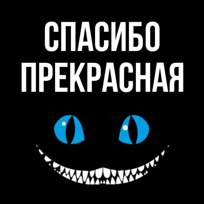 Картинка Спасибо, Пpекpасная