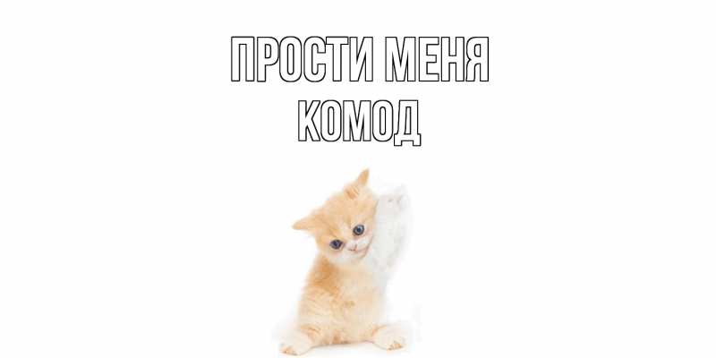 Картинка Прости меня, Комод