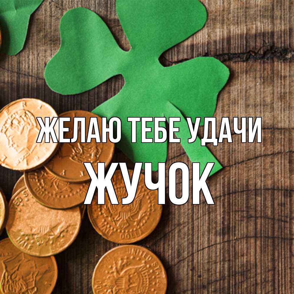 Открытка на каждый день с именем, жучок Желаю тебе удачи деревянный фон Прикольная открытка с пожеланием онлайн скачать бесплатно 