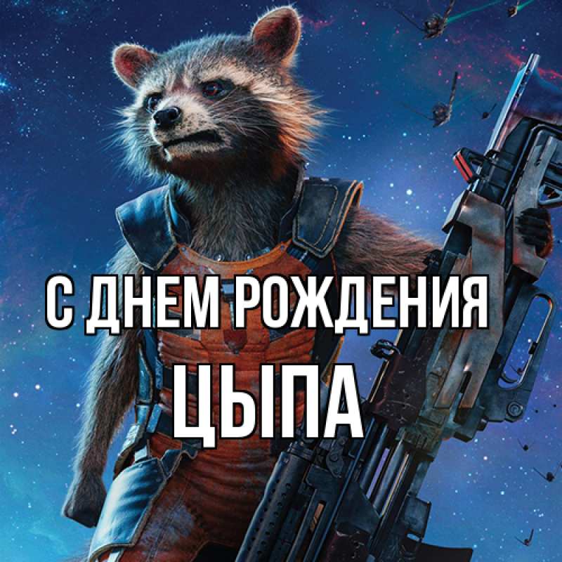Картинка С днем рождения, Цыпа