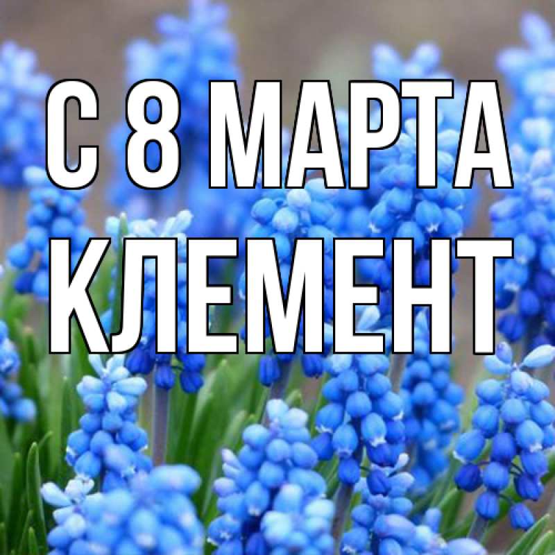 Картинка C 8 МАРТА, Клемент