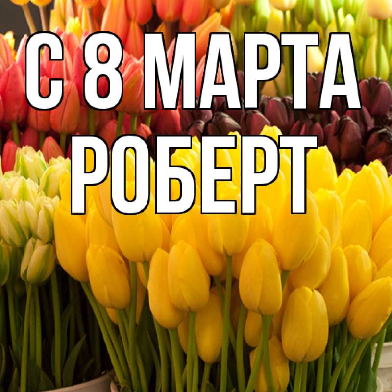 Картинка C 8 МАРТА, Роберт