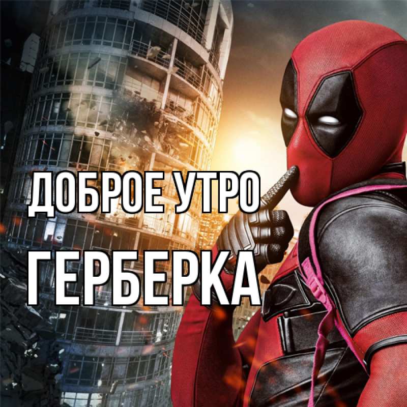 Картинка Доброе утро, Герберка
