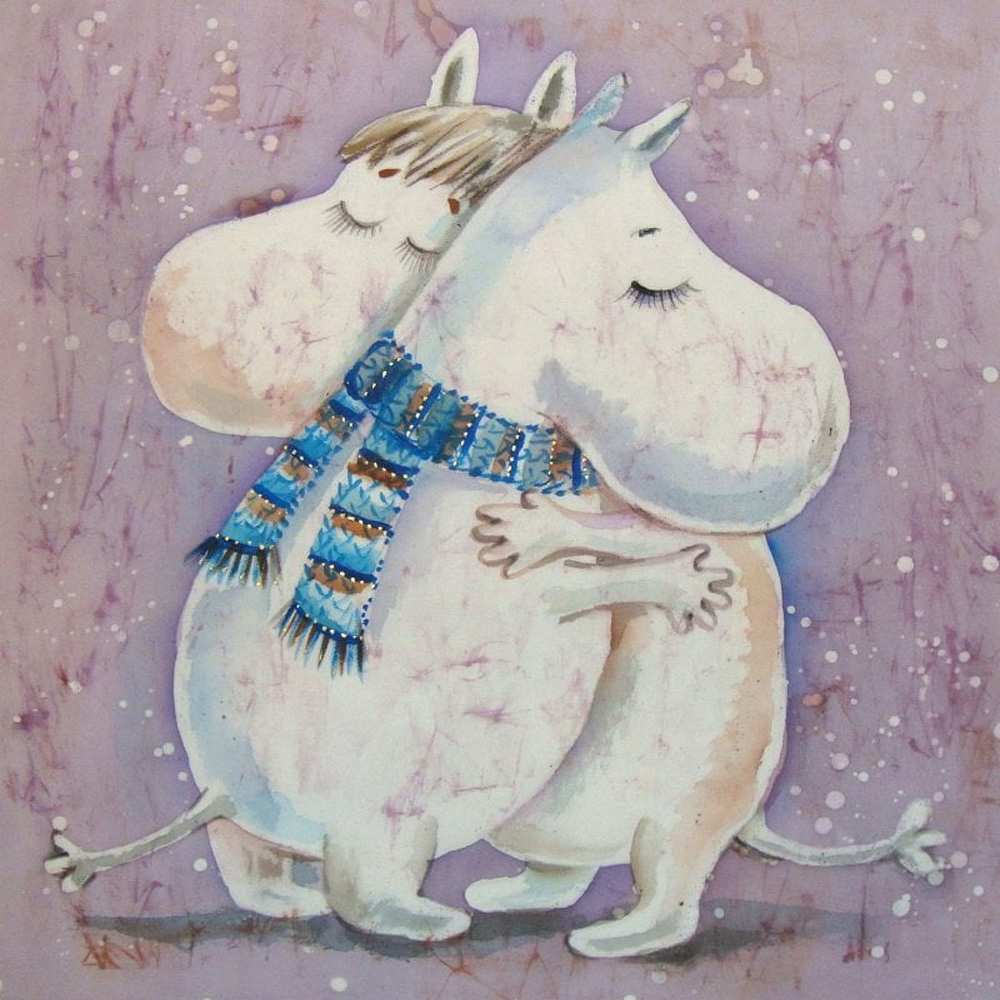 Открытка на каждый день с именем, Снегурочка Хочу обнять тебя персонажи из сказок Прикольная открытка с пожеланием онлайн скачать бесплатно 