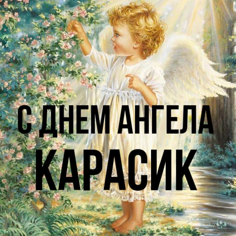 Картинка С днем ангела, карасик
