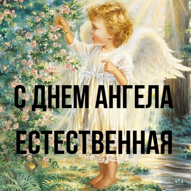 Картинка С днем ангела, Естественная