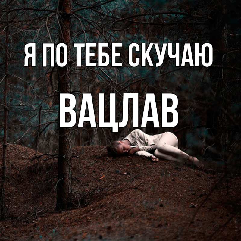 Картинка Я по тебе скучаю, Вацлав