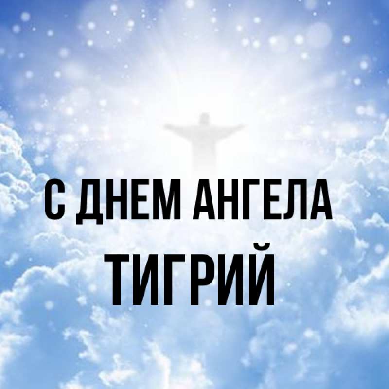 Картинка С днем ангела, Тигрий