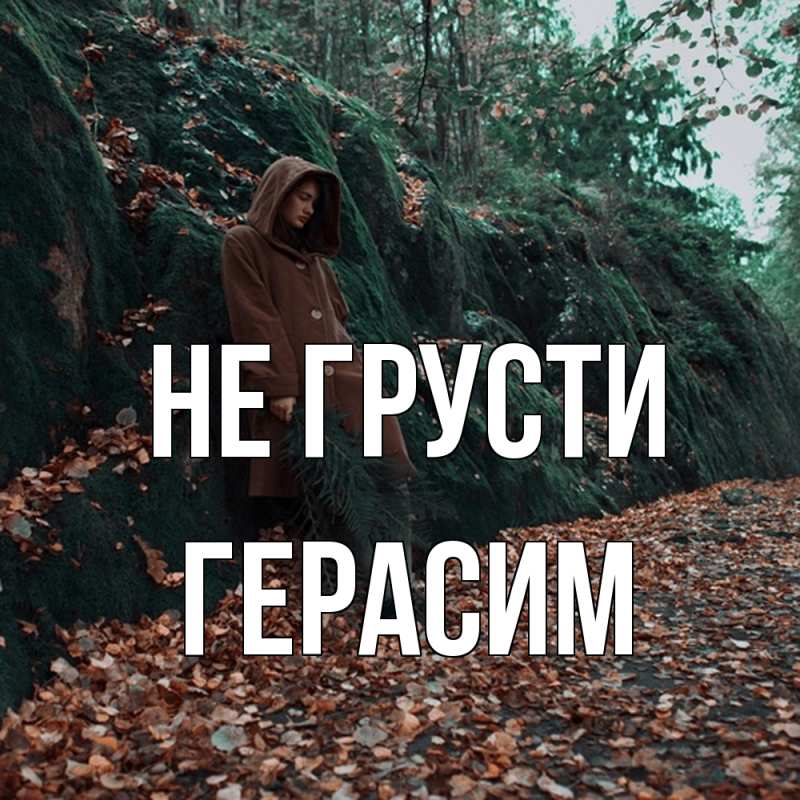 Картинка Не грусти, Герасим