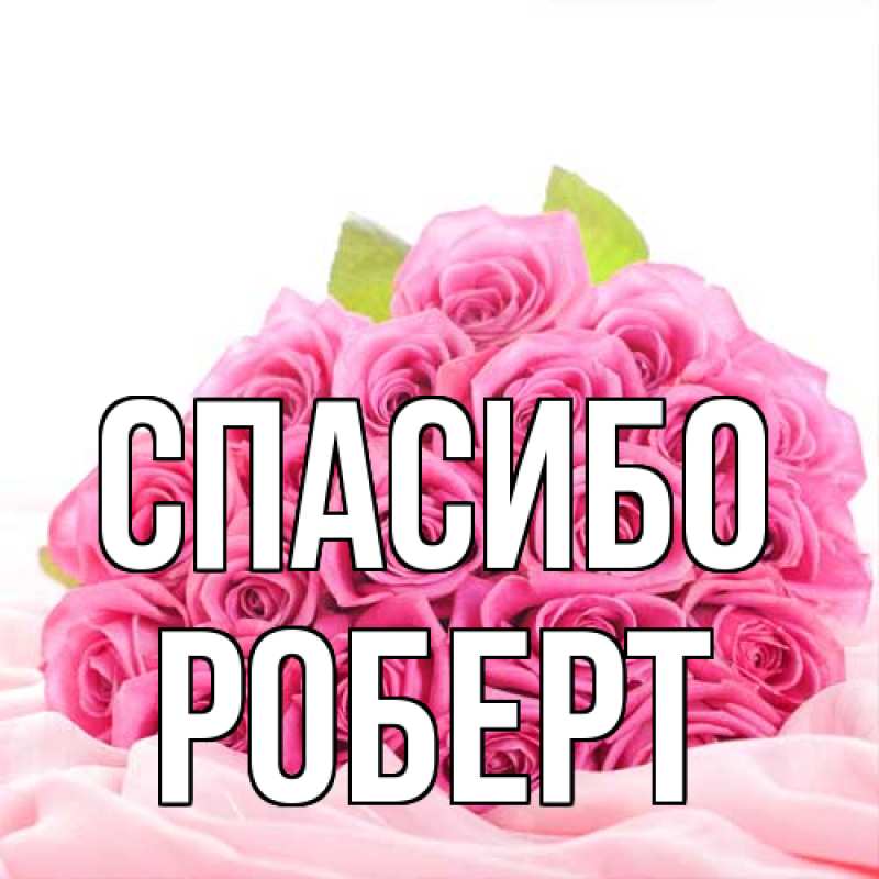 Картинка Спасибо, Роберт