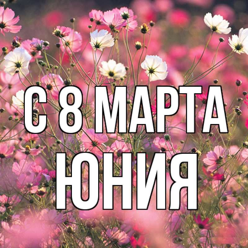Картинка C 8 МАРТА, Юния