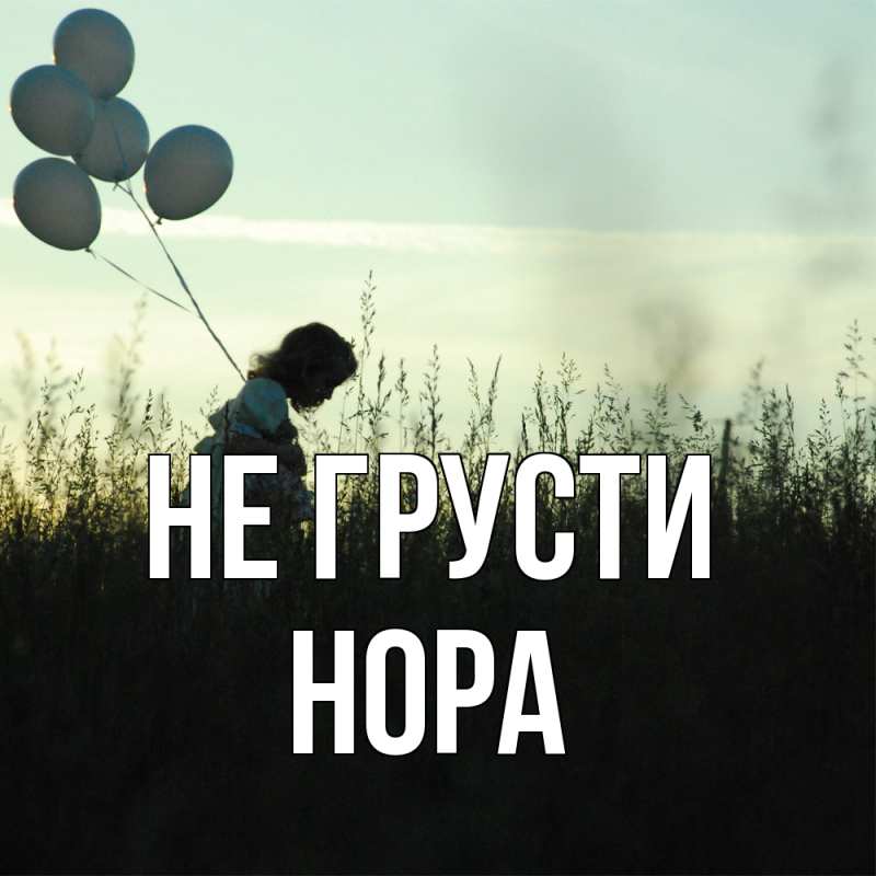 Картинка Не грусти, Нора