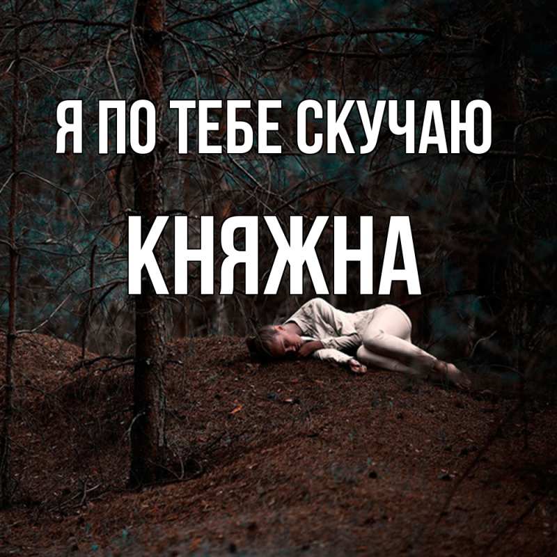 Картинка Я по тебе скучаю, Княжна