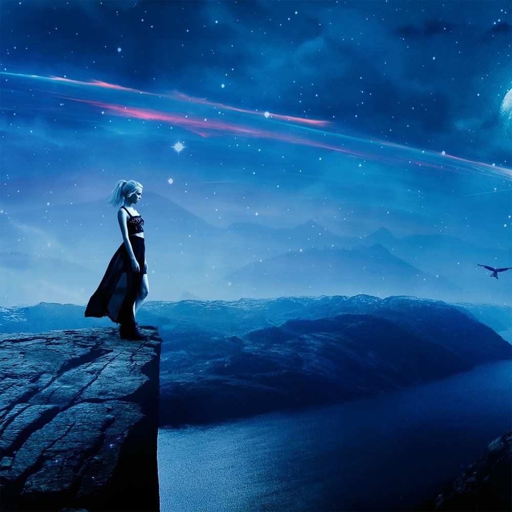 Открытка на каждый день с именем, Феноменальная Не грусти вода и скала Прикольная открытка с пожеланием онлайн скачать бесплатно 